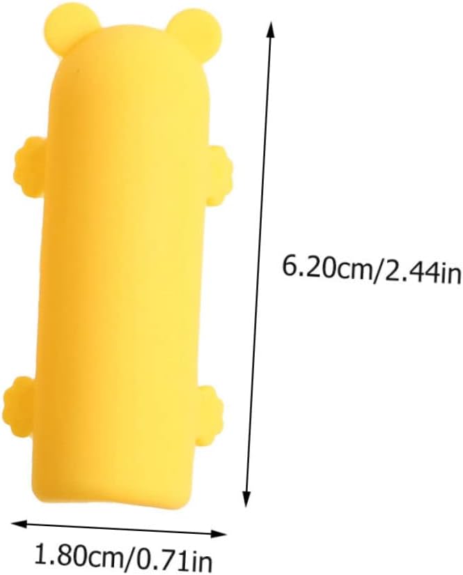 Vaguelly 4pcs Cartoon Silicone Corner Guards Safety Cushions for Furniture Table Edges Soft Protectors Random Colors - Image 2